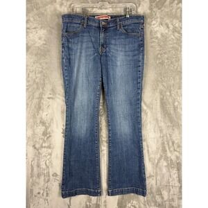GAP Long and Lean Bootcut Jeans Medium Wash Denim Size 12R